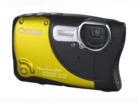 Фотоапарат Canon PowerShot D20 Yellow