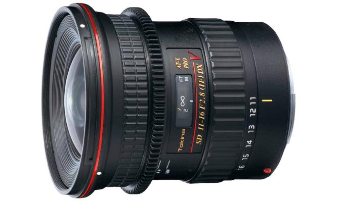 Обектив Tokina AF 11-16mm f/2.8 PRO V с гривна за follow focus за Canon