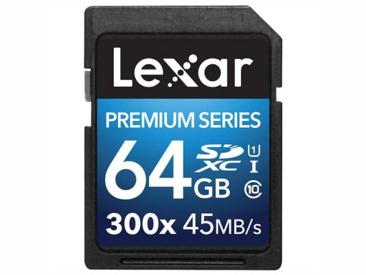 Памет SDXC Lexar Premium 64GB UHS-I U1 C10 45MB/s