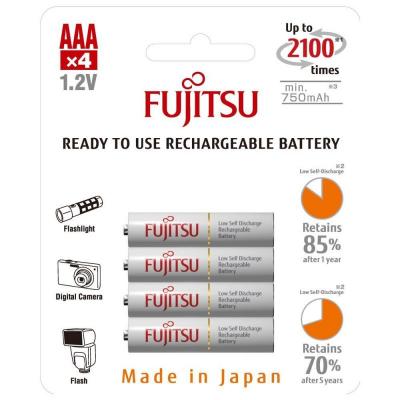 Акумулатори батерии AAA Fujitsu 750mAh (4бр.)