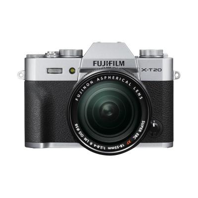 Фотоапарат Fujifilm X-T20 Silver тяло + Обектив Fujifilm Fujinon XF 18-55F/2.8-4 R LM ОIS