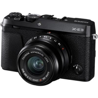 Фотоапарат Fujifilm X-E3 Черен тяло + Обектив Fujifilm Fujinon XF 23mm F/2 R WR 