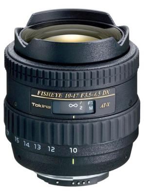 Обектив Tokina AF 10-17mm f/3.5-4.5 ATX DX Fisheye за Nikon