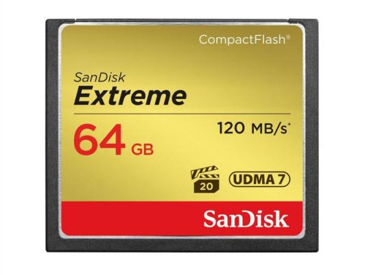 Памет CF SanDisk Extreme 64GB 800x (120MB/s)
