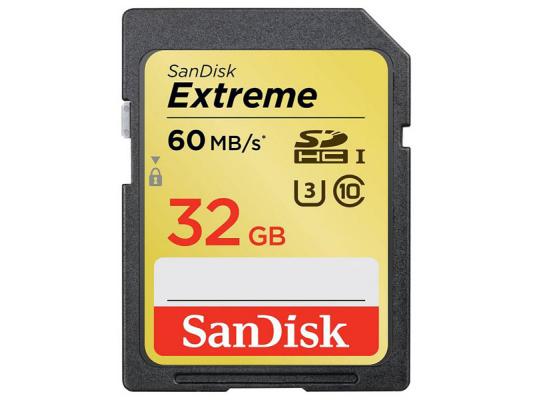 Памет SDHC SanDisk Extreme 32GB (UHS-3)(60MB/s)