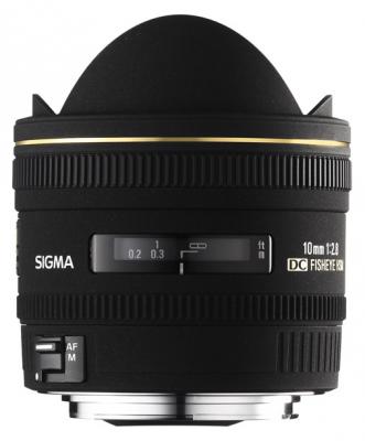 Обектив Sigma 10mm f/2.8 EX DC HSM fisheye за Canon