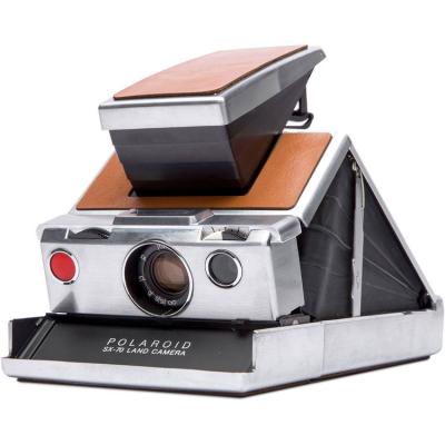 Фотоапарат Polaroid SX-70 SLR сребристо-кафяв