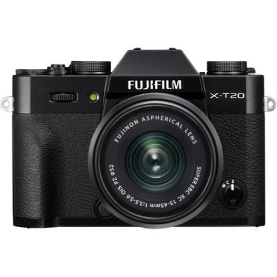 Фотоапарат Fujifilm X-T20 Black тяло + Обектив Fujifilm Fujinon XC 15-45mm f/3.5-5.6 OIS PZ