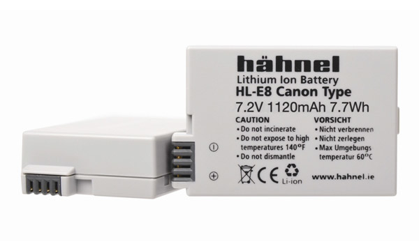 Батерия Hahnel Li-Ion HL-E8 (заместител на Canon LP-E8)