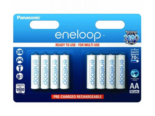 Акумулаторни батерии AA Panasonic Eneloop 1900mAh (LR06) 8бр