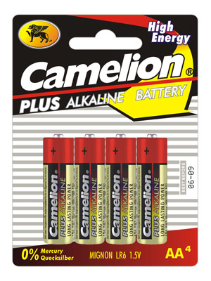 Алкални Батерии AA Camelion Plus (LR06) 4бр