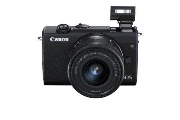 Фотоапарат Canon EOS M200 + Обектив Canon EF-M 15-45mm f/3.5-6.3 IS STM (Black)