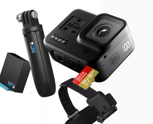 Екшън камера GoPro HERO 8 Black Hard bundle