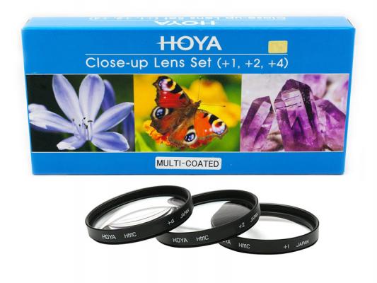 Комплект макро лещи Hoya +1, +2, +4D 55mm II