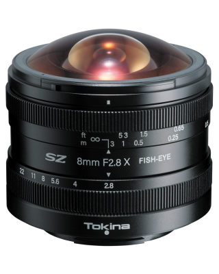 Обектив Tokina SZ 8mm f/2.8 MF X Fisheye за Fuji
