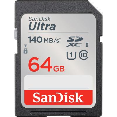 Памет SanDisk Ultra SDXC 64GB, 140MB/s UHS-I