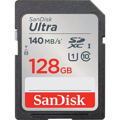 Памет SanDisk Ultra SDXC 128GB, 140MB/s UHS-I