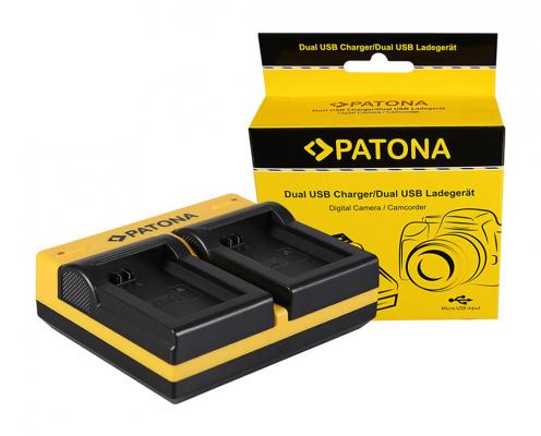 Двойно зарядно устройство Patona за Li-Ion батерия Fujifilm NP-W235