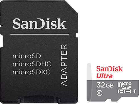 Карта памет SanDisk Ultra Micro SD 32GB Class10 + адаптер