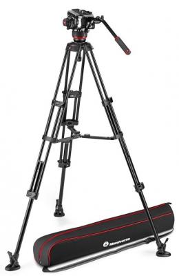 Видео статив Manfrotto Alu Twin Leg MS, 504X Fluid Head