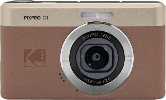 Компактен фотоапарат Kodak PIXPRO C1 (кафяв)