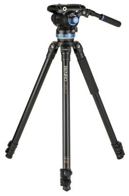 Видео статив Benro A373F Series 3 AL + S8Pro 32.5-163.5 cm (черен)