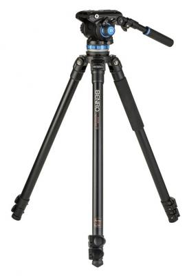 Видео статив Benro A373F Series 3 AL + S6Pro 30-161 cm (черен)