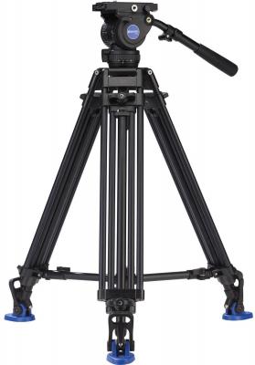 Видео статив Benro A673TMM Dual Stage AL + BV8 71.5-160 cm (черен)