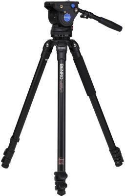 Видео статив Benro A373F Series 3 AL + BV4H 31-163 cm (черен)