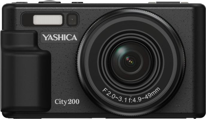 Компактен фотоапарат Yashica City 200 (черен)