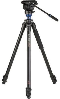 Видео статив Benro A2573F AL + S4Pro 41.5-177 cm (черен)