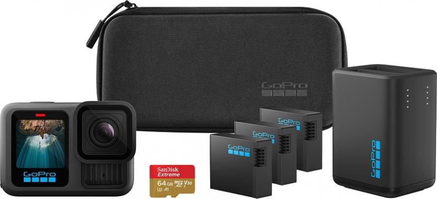 Екшън камера GoPro HERO 13 Black Extended Power Bundle