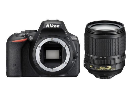 Фотоапарат Nikon D5500 Black тяло + Обектив Nikon AF-S DX Nikkor 18-105mm f/3.5-5.6G ED VR