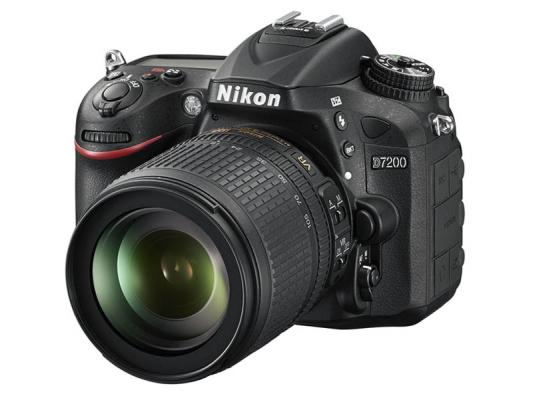 Фотоапарат Nikon D7200 тяло + Обектив Nikon AF-S DX Nikkor 18-105mm f/3.5-5.6G ED VR
