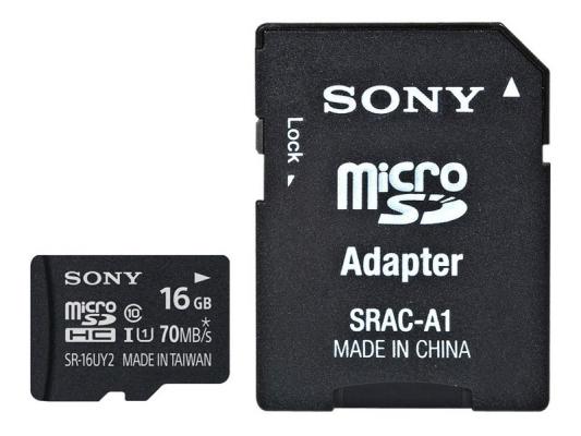 Памет Sony microSDHC UHS-I (70MB/s) 16GB