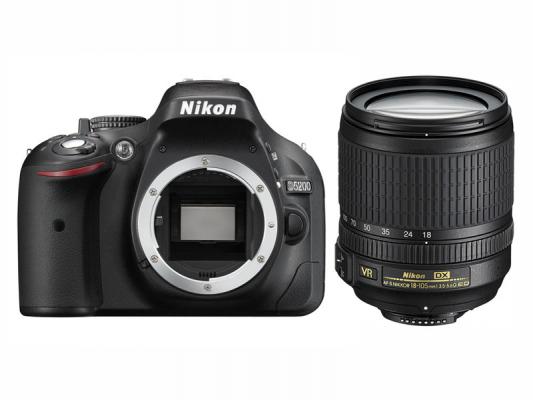 Фотоапарат Nikon D5200 Black kit (18-105mm VR)