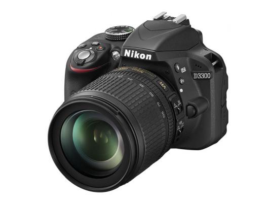 Фотоапарат Nikon D3300 Black тяло + Обектив Nikon AF-S DX Nikkor 18-105mm f/3.5-5.6G ED VR
