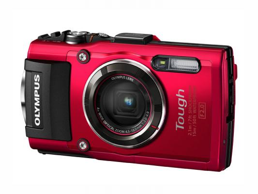 Фотоапарат Olympus Stylus TG-4 Red + Адаптер Olympus LG-1 LED Light Guide