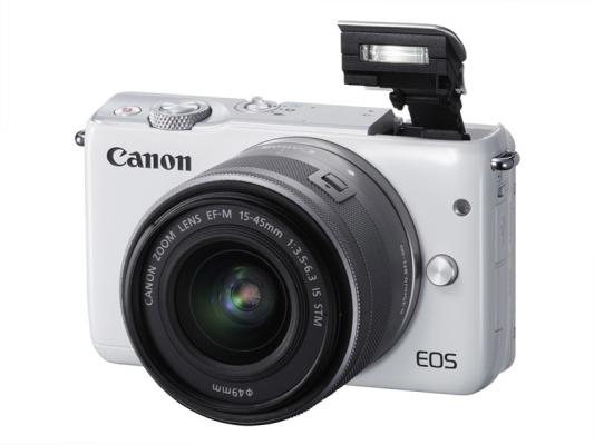 Фотоапарат Canon EOS M10 White kit (EF-M 15-45mm IS STM)