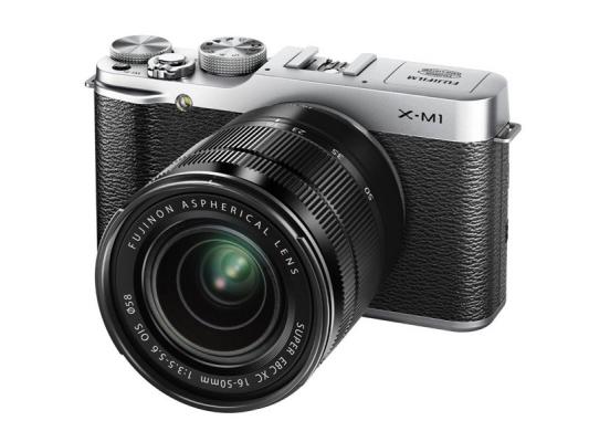 Фотоапарат Fujifilm X-M1 Silver kit (XC 16-50mm)
