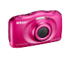 Фотоапарат Nikon Coolpix W100 Розов + раница