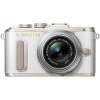 Фотоапарат Olympus E-PL8 White тяло + Обектив Olympus M.Zuiko Digital ED 14-42mm f/3.5-5.6 Silver