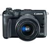 Фотоапарат Canon EOS M6 тяло Black + Обектив Canon EF-M 15-45mm f/3.5-6.3 IS STM