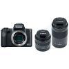  Фотоапарат Canon EOS M50 Black Тяло + Обектив Canon EF-M 15-45mm f/3.5-6.3 IS STM + Обектив Canon EF-M 55-200mm f/4.5-6.3 IS STM