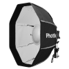 Рефлектор Phottix Spartan Beauty Dish 50cm + Основа за софтбокс Phottix SpeedRing Bowens