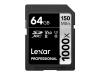 Памет SDXC Lexar Professional 64GB UHS-II U3 C10 V60 150MB/s