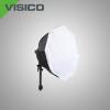 Осмоъгълен софтбокс Visico 60 см с дифузер + 4 енергоспестяващи крушки 28W