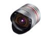 Обектив Samyang 8mm f2.8 UMC Fish-Eye II за Fujifilm X (Сребрист)