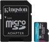 Карта памет Kingston Canvas Go! Plus Gen4 64GB microSD Class 10 + Адаптер
