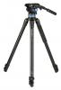 Видео статив Benro A373F Series 3 AL + S6Pro 30-161 cm (черен)